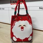Cartoon Striped Tote Bag