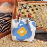 Cartoon Striped Tote Bag
