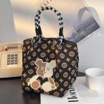 Cartoon Striped Tote Bag