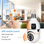 Dual Lens Z380 Bulb Wifi Camera
