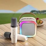 K12+ Portable Karaoke Speaker With Double Wireless Microphone