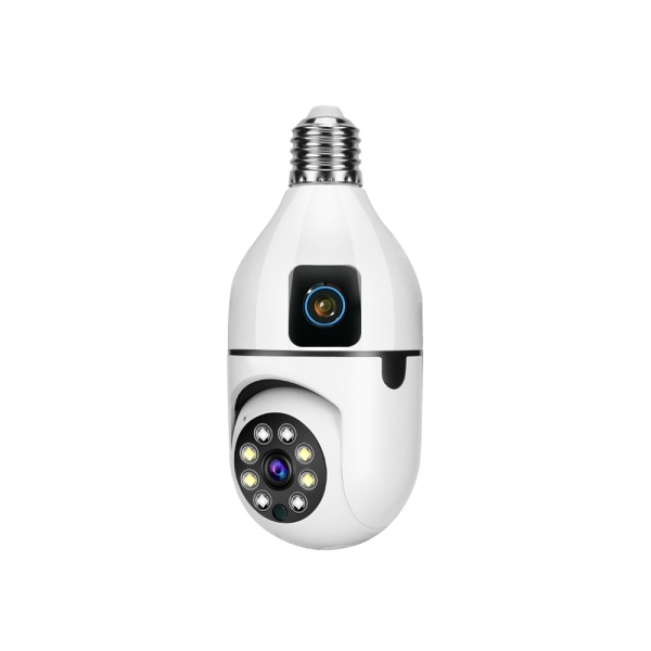 Dual Lens Z380 Bulb Wifi Camera