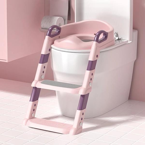 2-in-1 Baby Potty Training Seat with Ladder